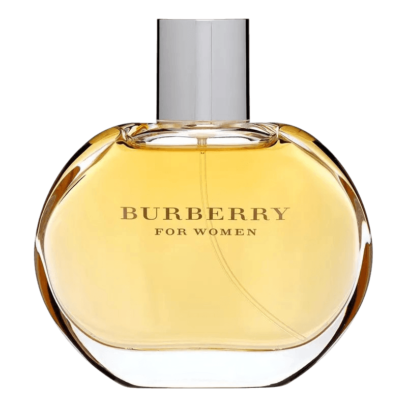 Elegant amber fragrance bottle with soft golden tones