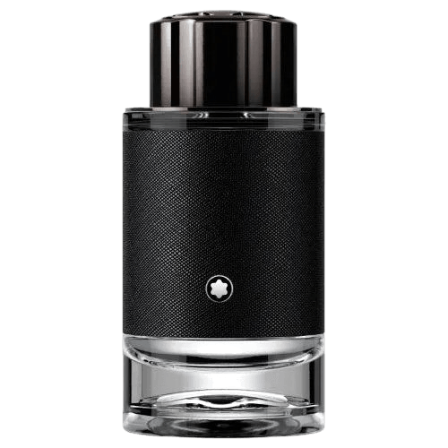 Modern black textured perfume bottle with premium masculine design